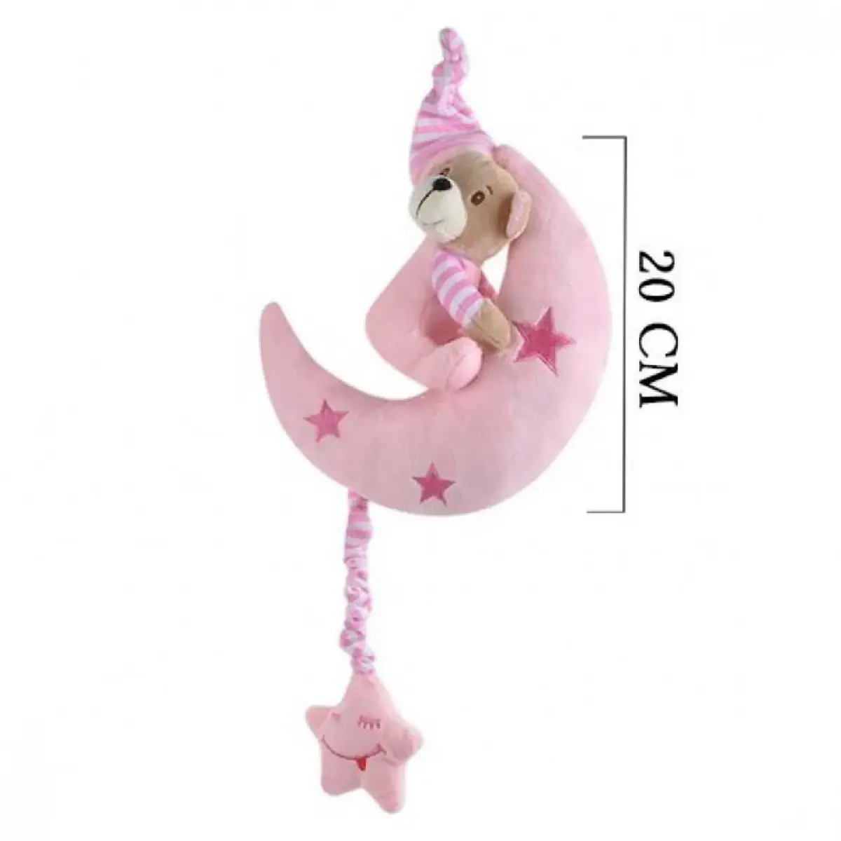 Selay Peluş Aylı Ayıcık Pembe 20 Cm