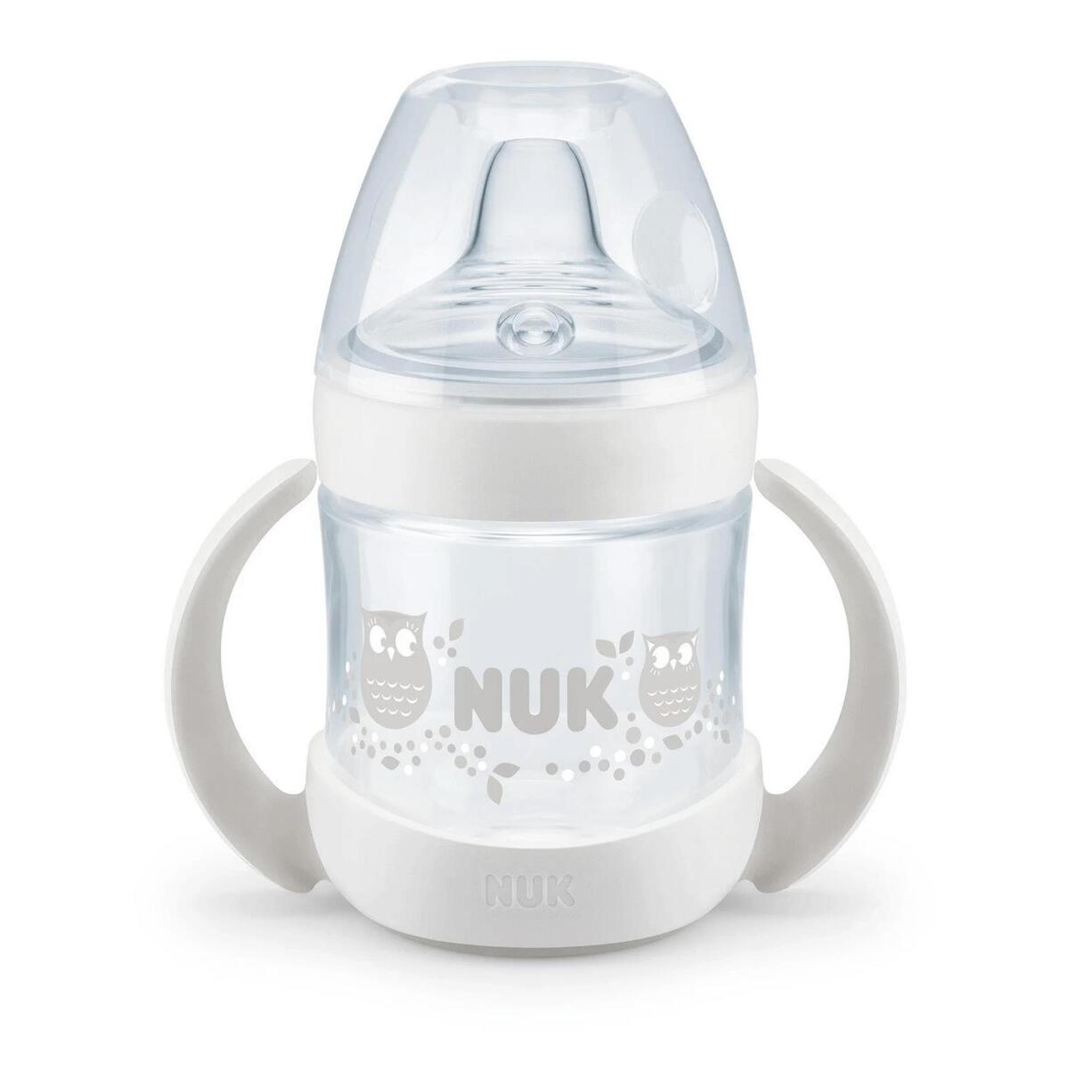 Nuk Nature Sense Learner Isı Göstergeli Alıştırma Bardağı 150 ml 6+ Ay Beyaz