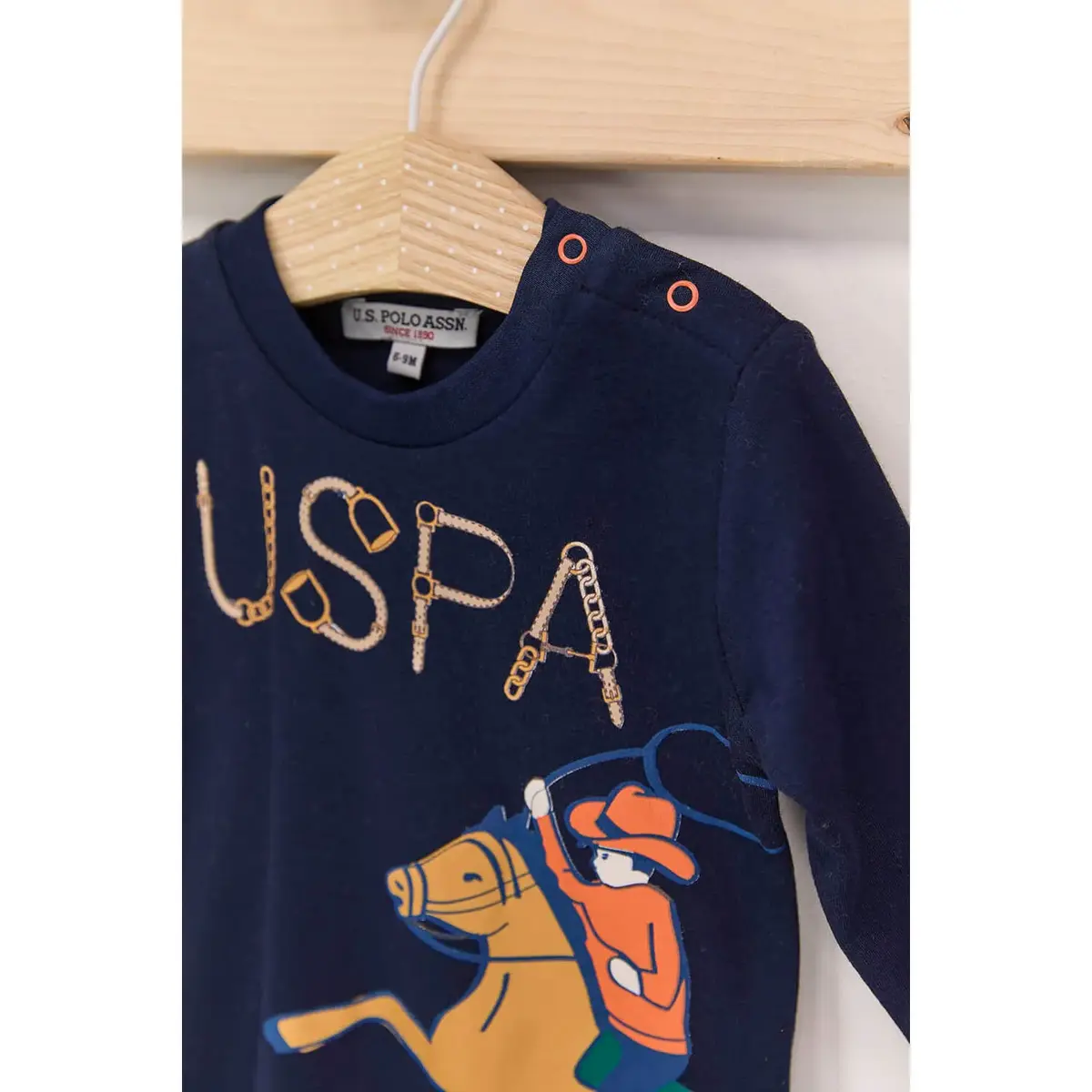 U.S. Polo 3lü Takım Uzun Kol Kar Melanj