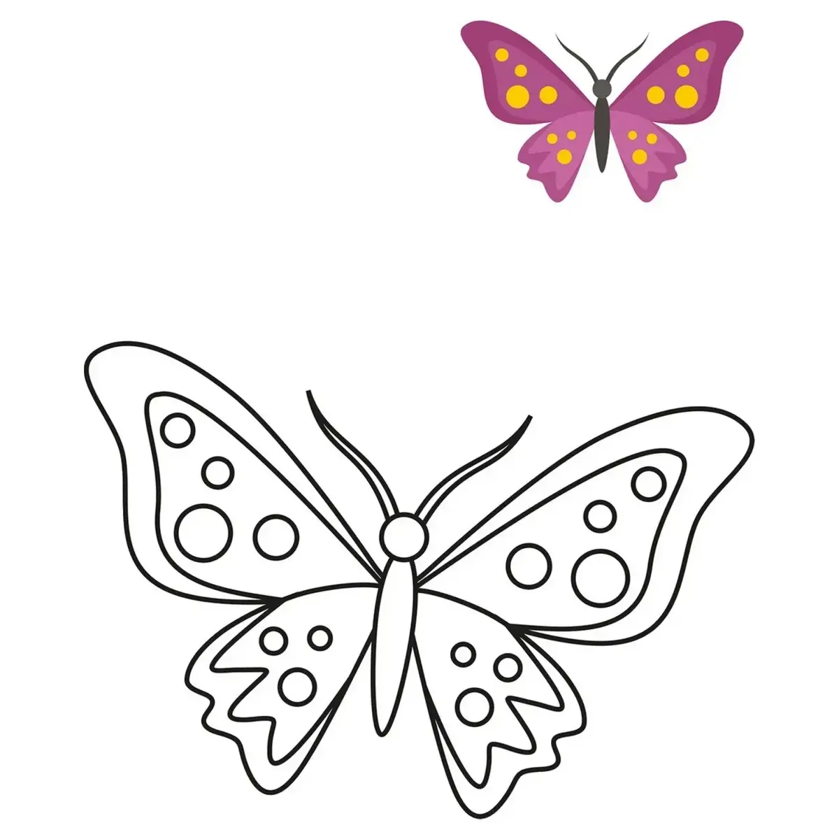 Boyama Kitabım Kelebekler