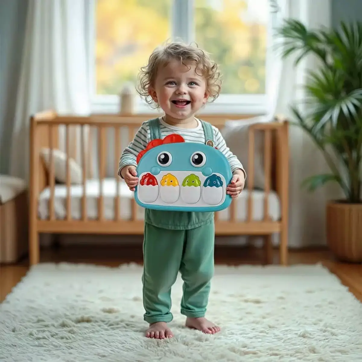 Babycim Dinozor Piyanolu Oyun Halısı