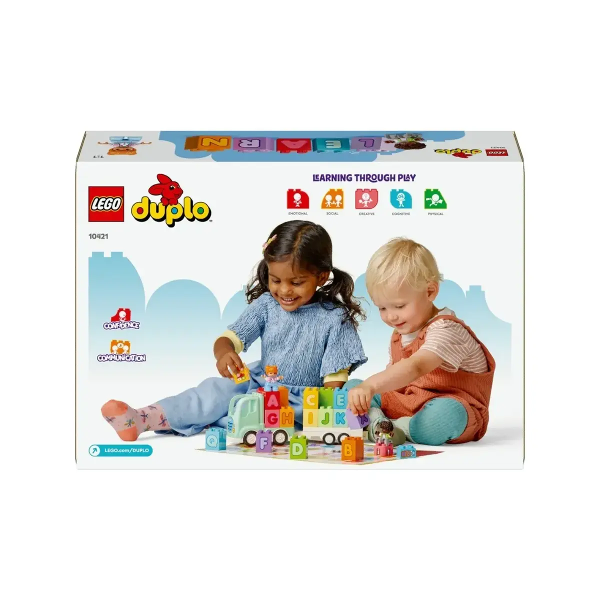 LEGO® DUPLO® Kasabası Alfabe Kamyonu Oyuncağı 10421