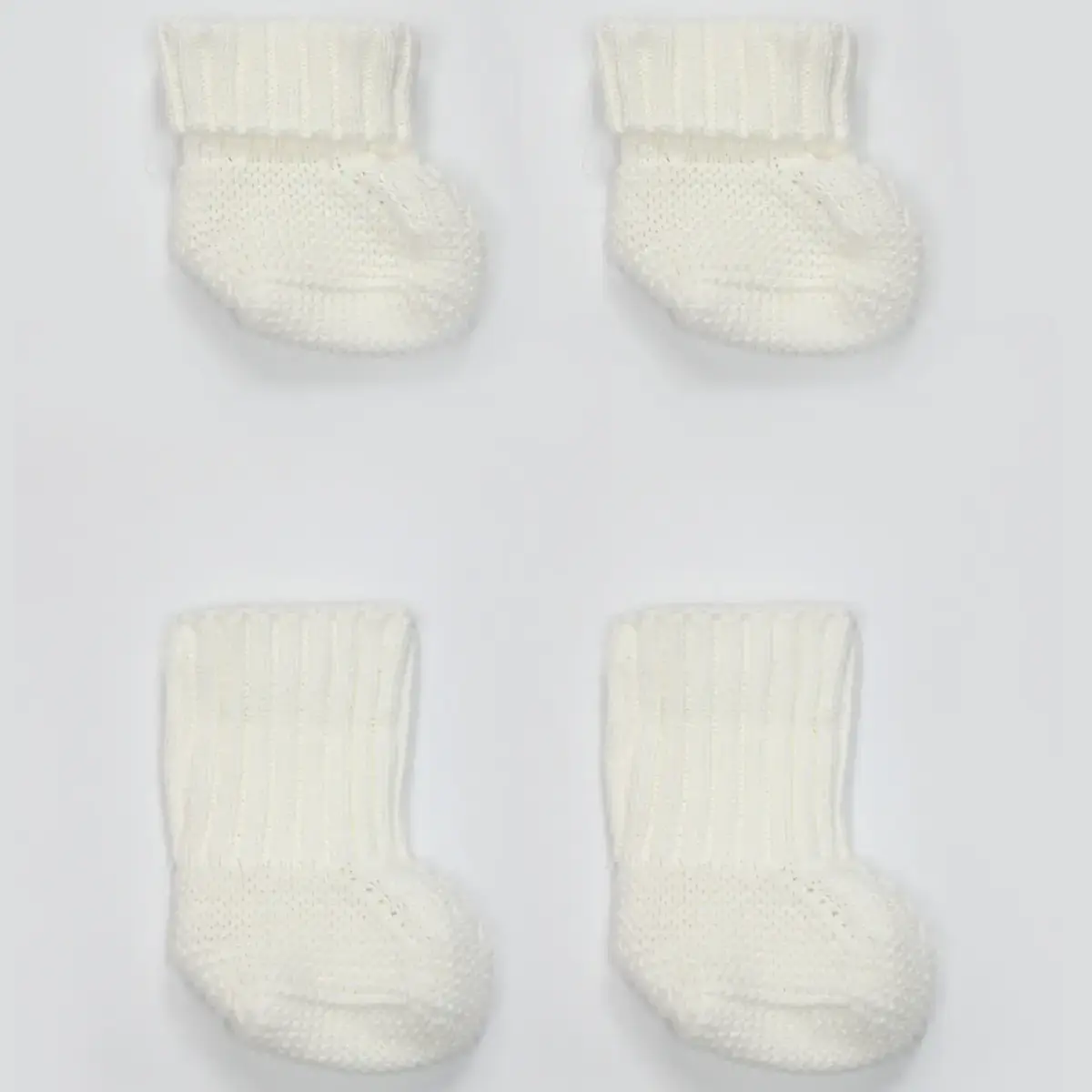 Bistyle Patik Triko Seperatörlü Ekru