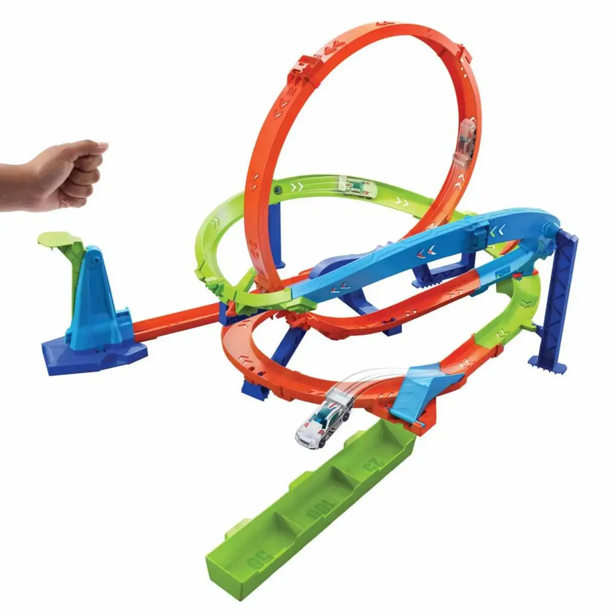 Hot Wheels Bumerang Çemberli Yarış Pisti