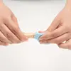 OiOi Silikon Mama Kaşığı 2'li Bambu Saplı Aqua Green/Mineral Blue