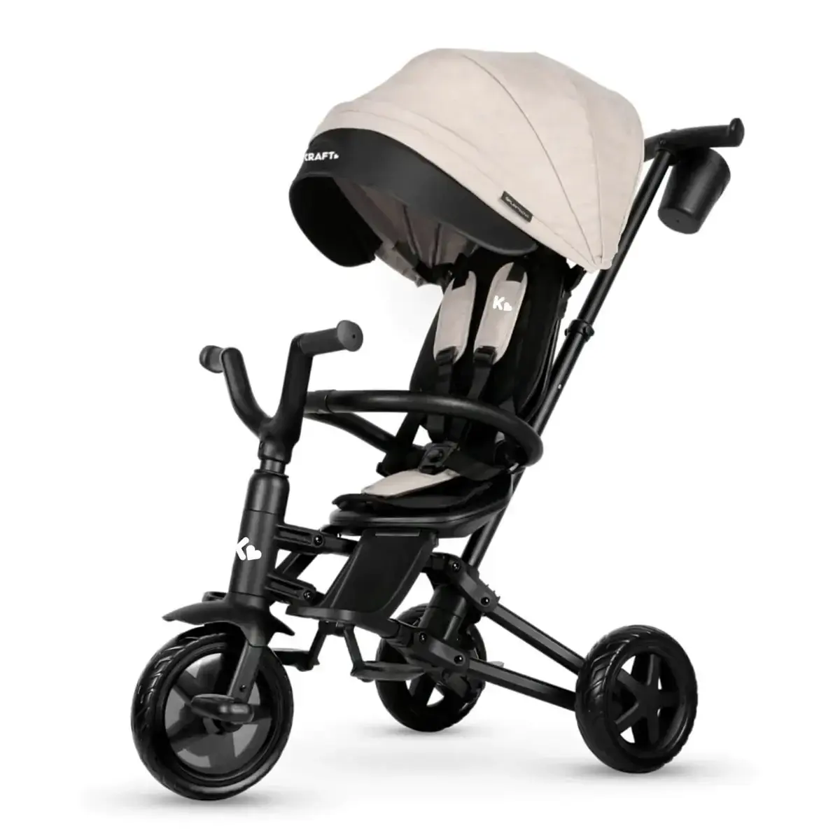 Kraft Nova 6 in 1 Katlanır Bisiklet Bej