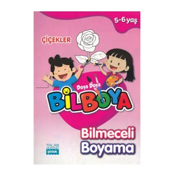 Doya Doya Bil Boya - Bilmeceli Boyama Çiçekler