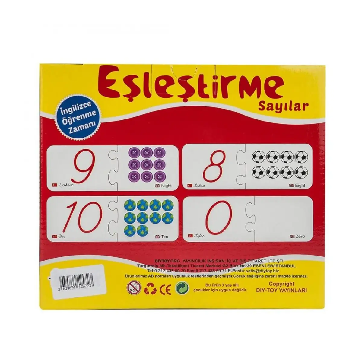 Eşleştir Öğren Sayılar