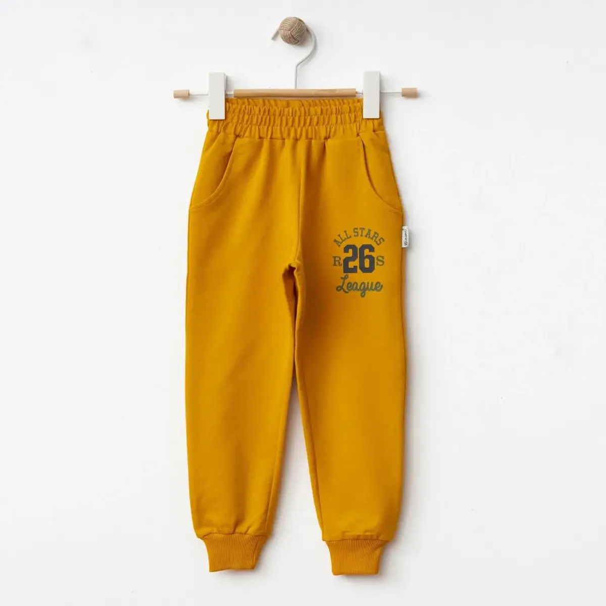 Winimo Çocuk Eşofman Altı Stars 26 Baskılı Hardal Winimo Çocuk Eşofman Altı Stars 26 Baskılı Hardal