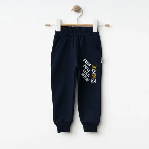 Winimo Çocuk Eşofman Altı Push Pull Baskılı Lacivert