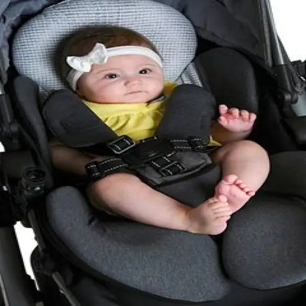 Ubeybi Termal Urban Bebek Arabası ve Ana Kucağı Minderi Siyah Gri