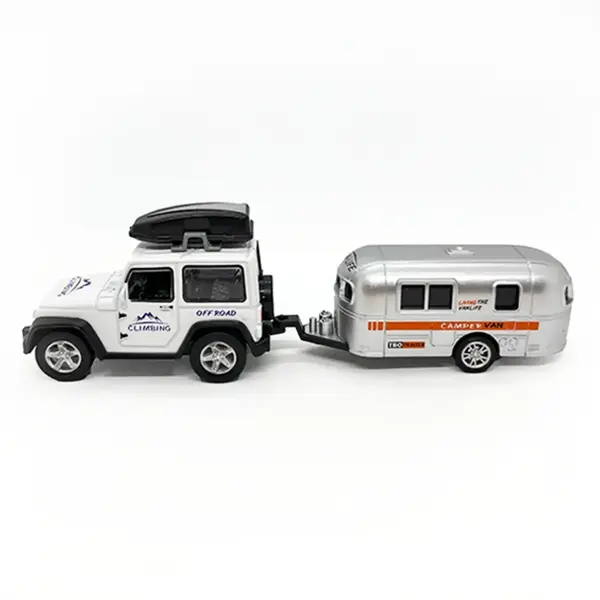 Diecast Metal Araba Karavanlı