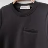 Winimo Sweatshirt Parçalı Basic Füme