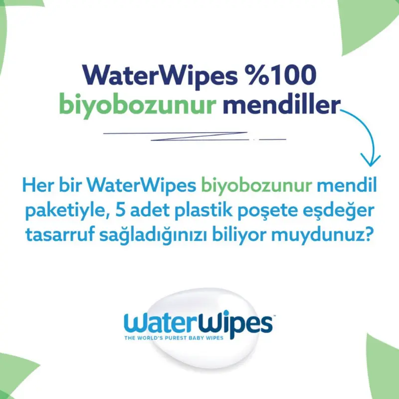 WaterWipes Bio Islak Mendil 4x60lı