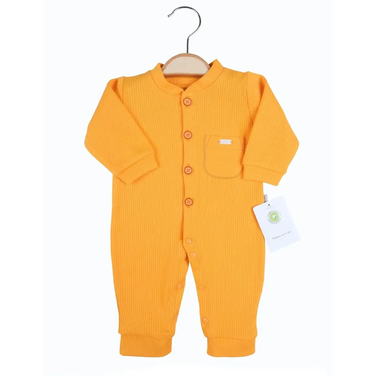 Ciccim Baby Tulum Cepli Ribanalı Turuncu Ciccim Baby Tulum Cepli Ribanalı Turuncu