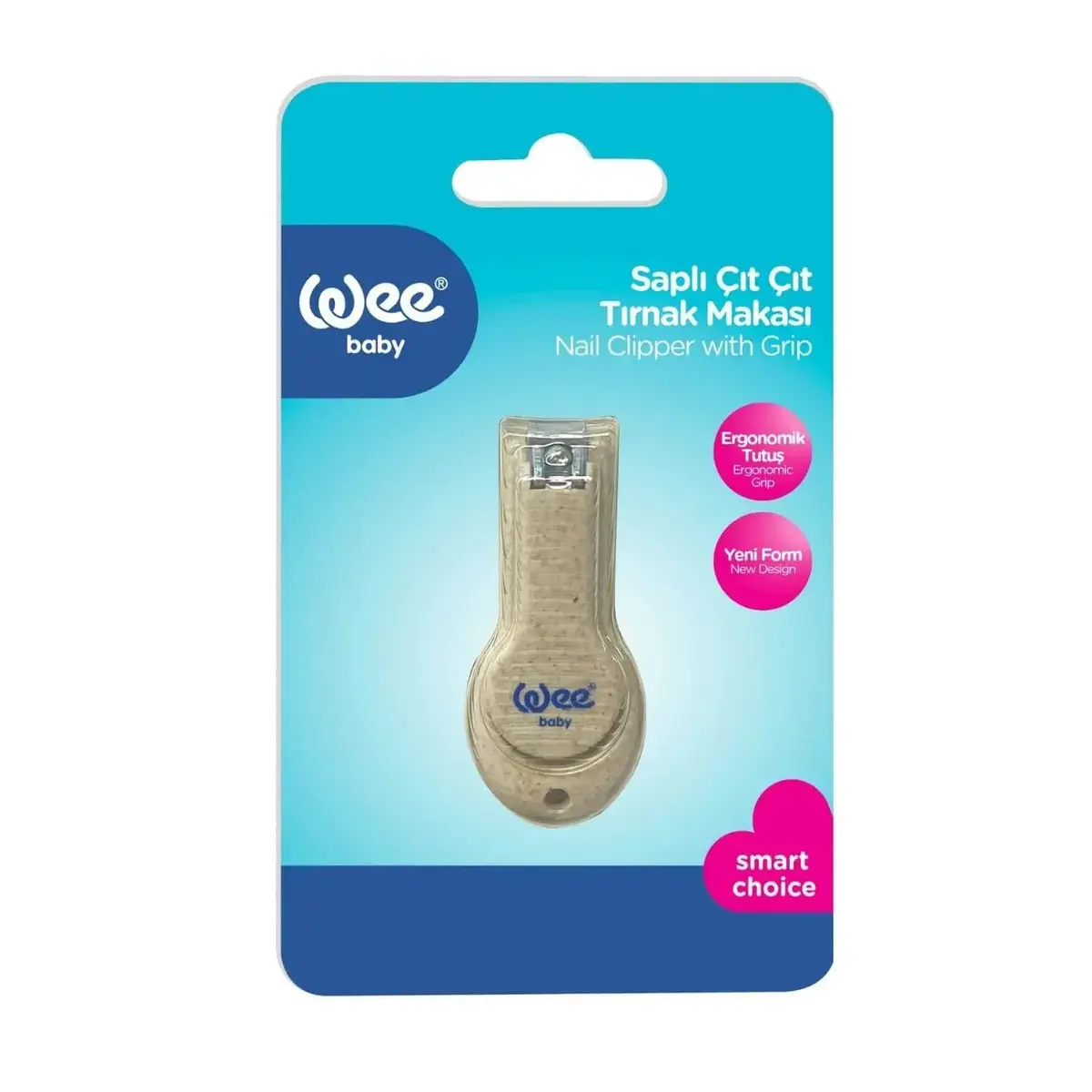 Wee Baby Bebek Saplı Çıt Çıt Tırnak Makası - Yeni