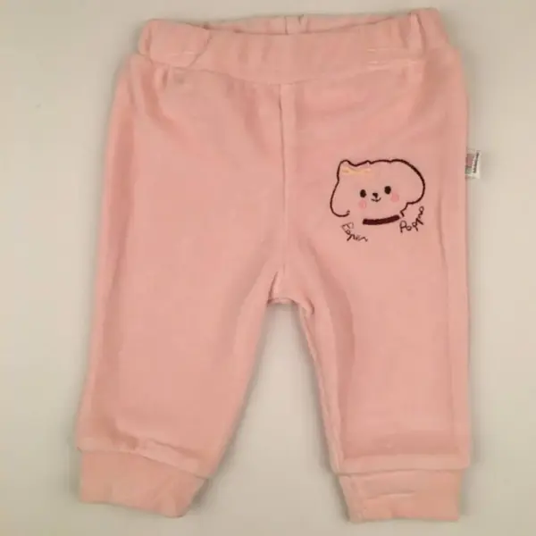 Bibaby Pantolon Patiksiz Bimini Kadife Kedili Pembe