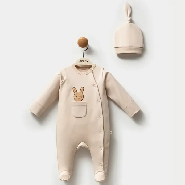 Moi Noi Şapkalı Tulum Tavşan Taş