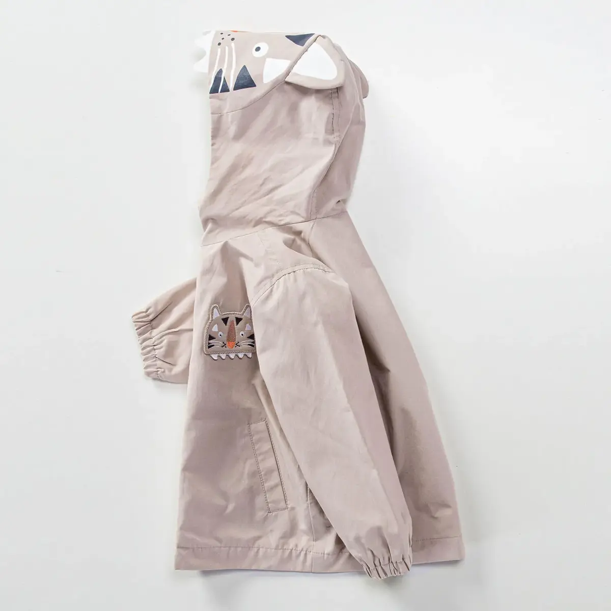 Midimod Yağmurluk Bej