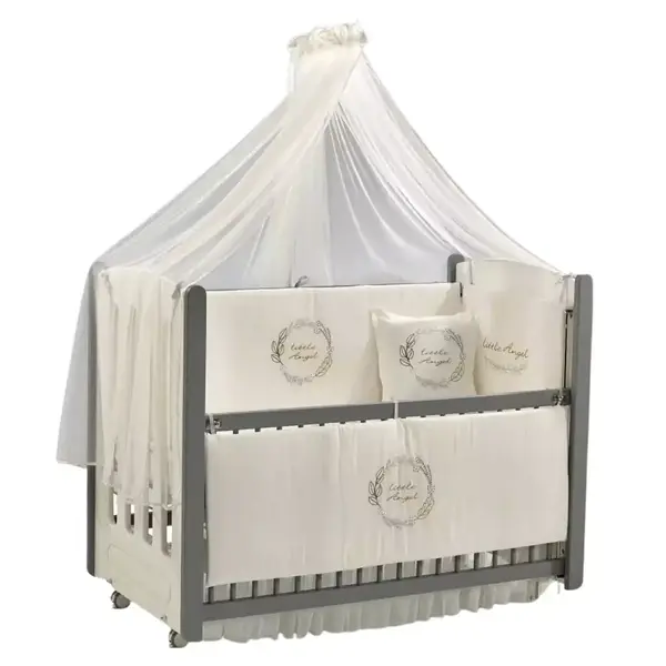 Meltem Kids Mia Beşik 60x120 Gri-Angel