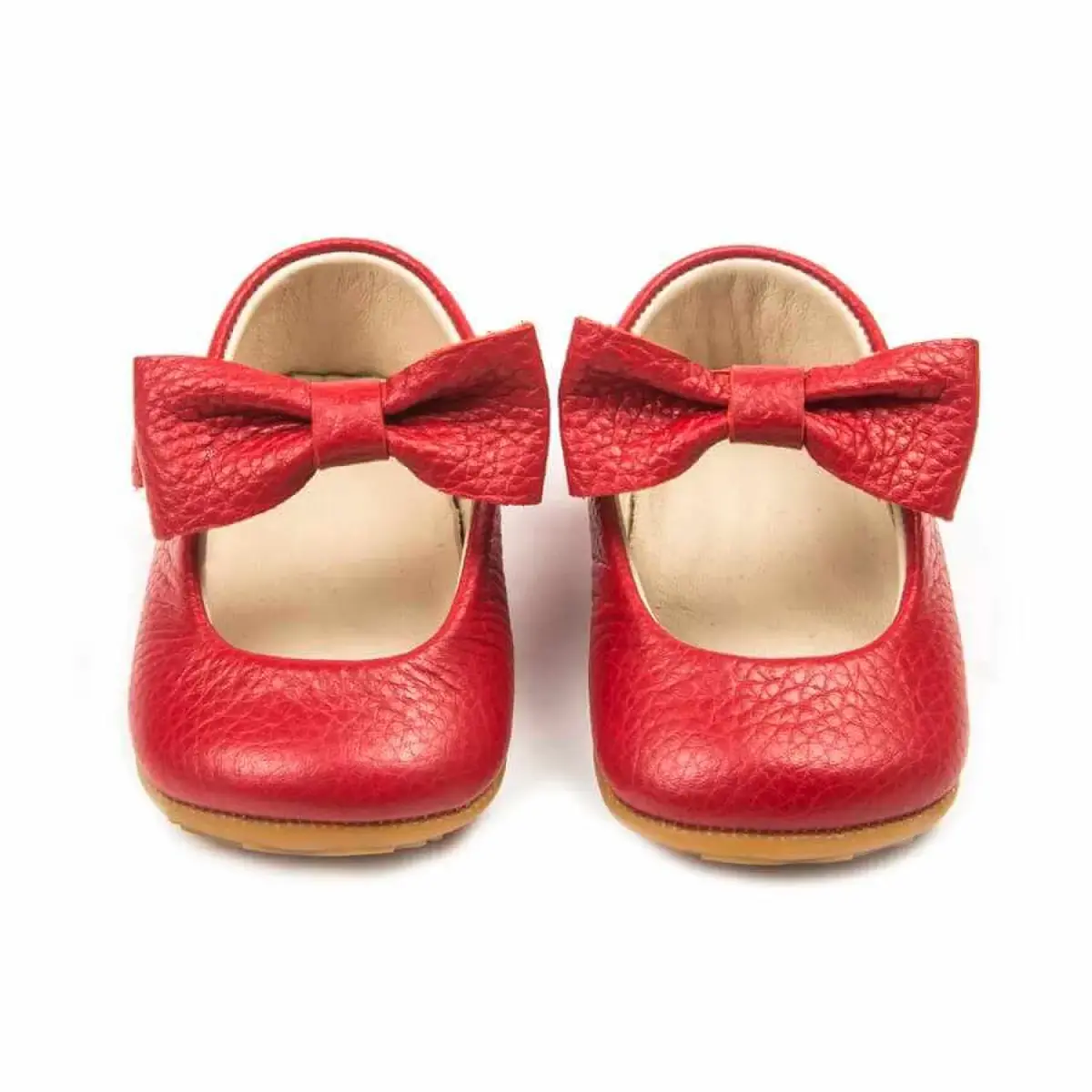 Ella Bonna Bebek Ayakkabısı Hakiki Deri Kırmızı