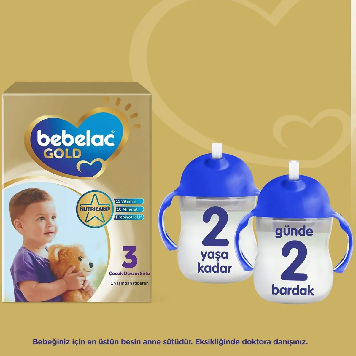 Bebelac Gold 3 Devam Sütü 800 gr