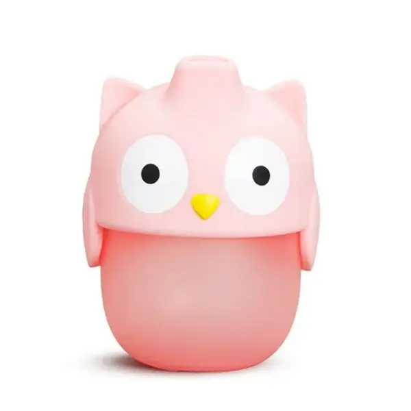 Munchkin Yumuşak  Uçlu Dökülmez Damlatma Alıştırma Bardağı 236 ml Pembe