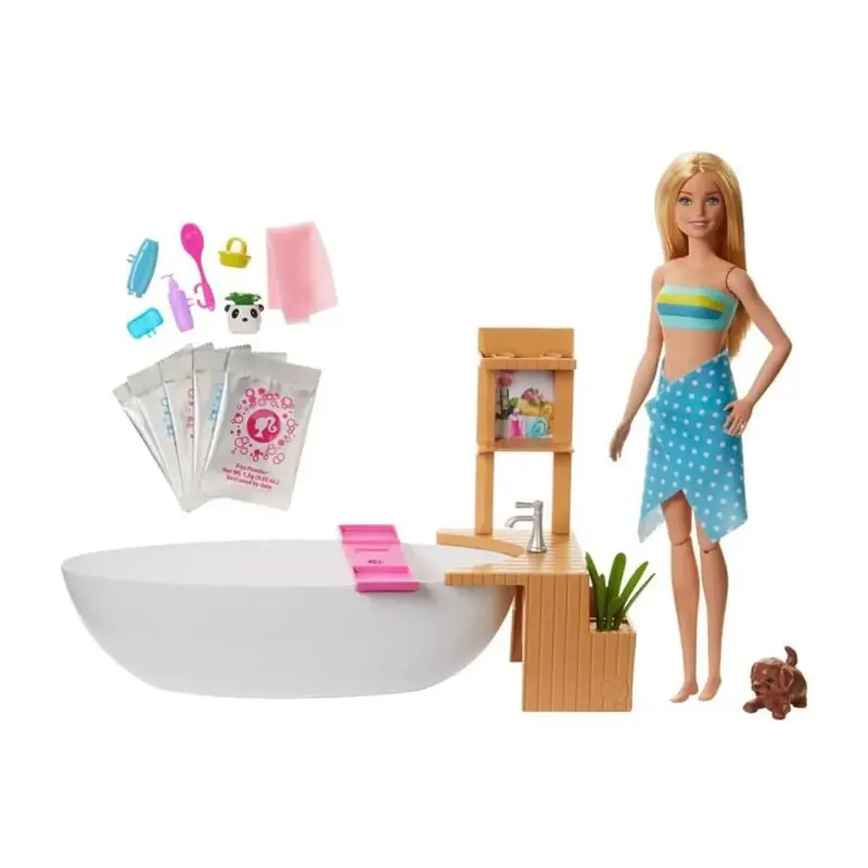 Barbie Wellness Barbie'nin Spa Günü Oyun Seti