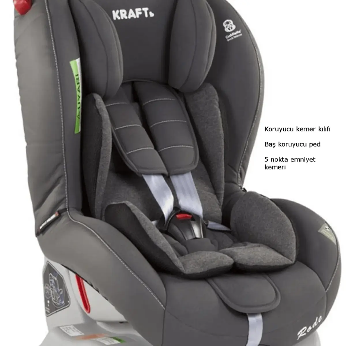 Kraft Rode Oto Koltuğu 9-25 Kg Gray