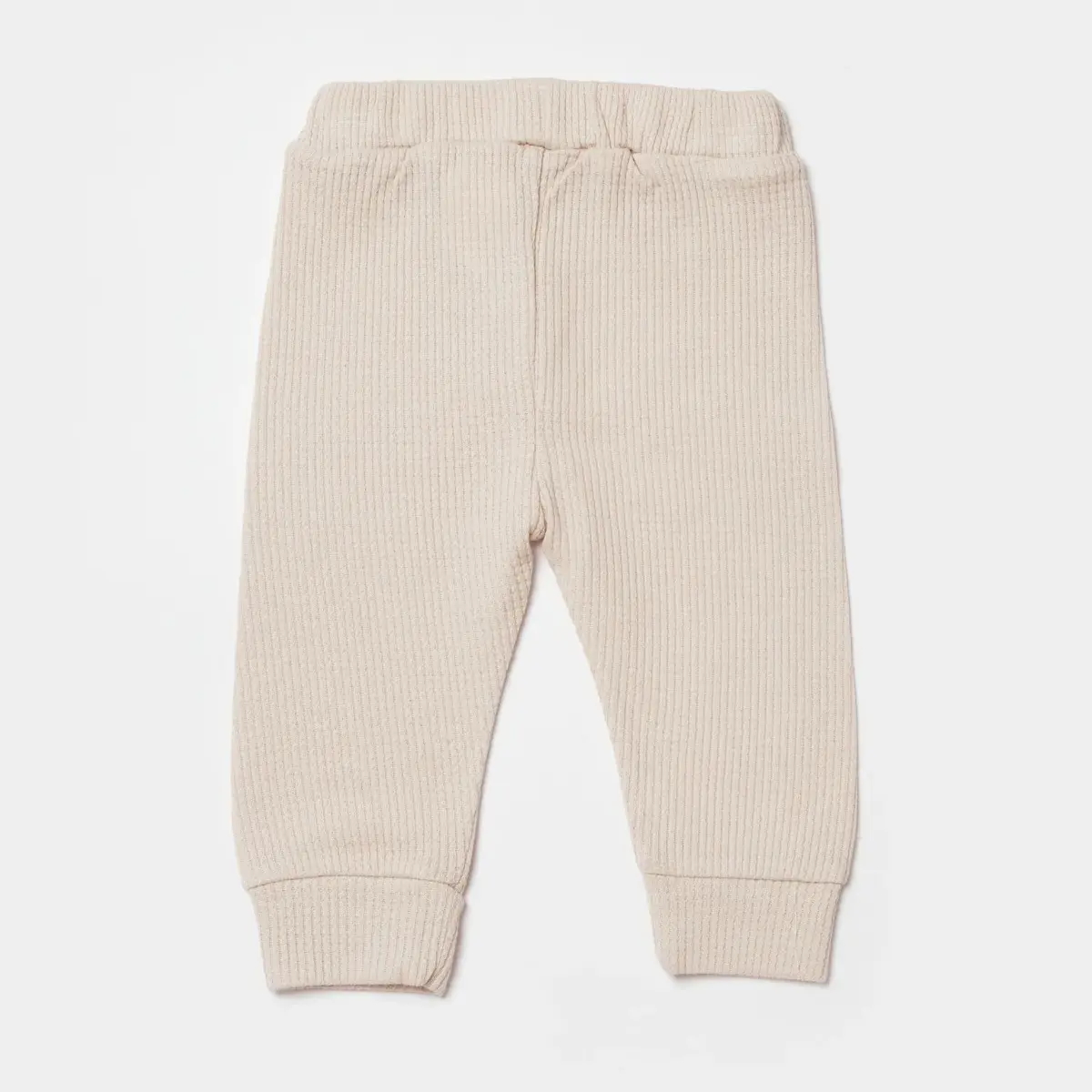 Bibaby Organik Pantolon Waffle Smile Bej
