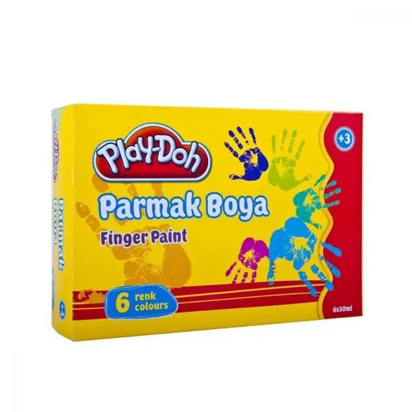 Play-Doh Parmak Boyası 6 Renk 30 ml