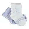 Bibaby Organik Çorap Soket 2li Bear Lila