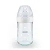 Nuk Nature Sense Isı Göstergeli Cam Biberon 240 ml Beyaz