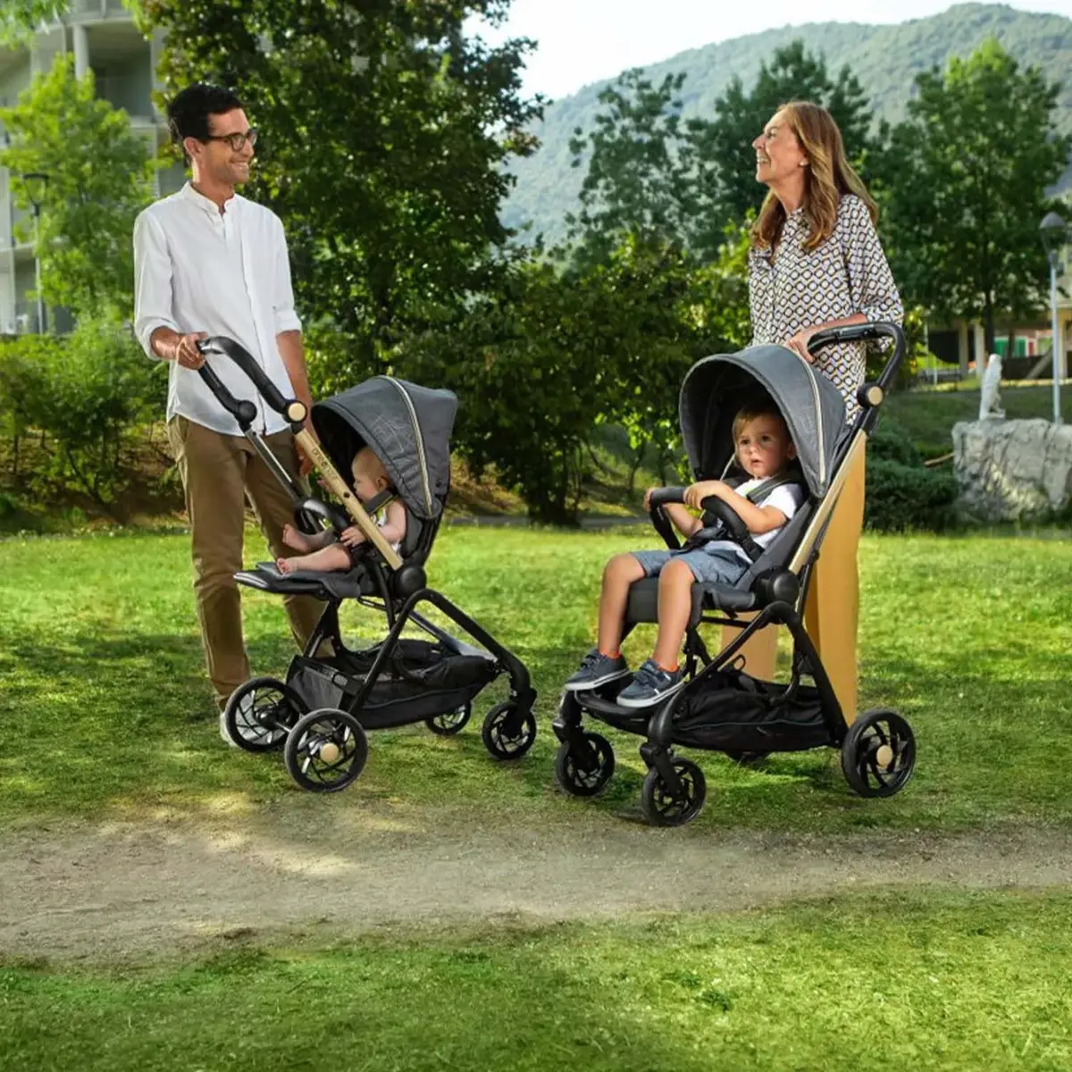 Chicco One4Ever Bebek Arabası Silver Leaf