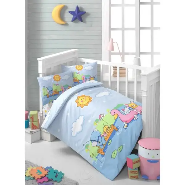 Mixi Baby Bebek Nevresim Takımı Balıkçı