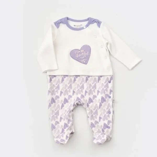 Bibaby Organik Tulum Love You Baby Lavender