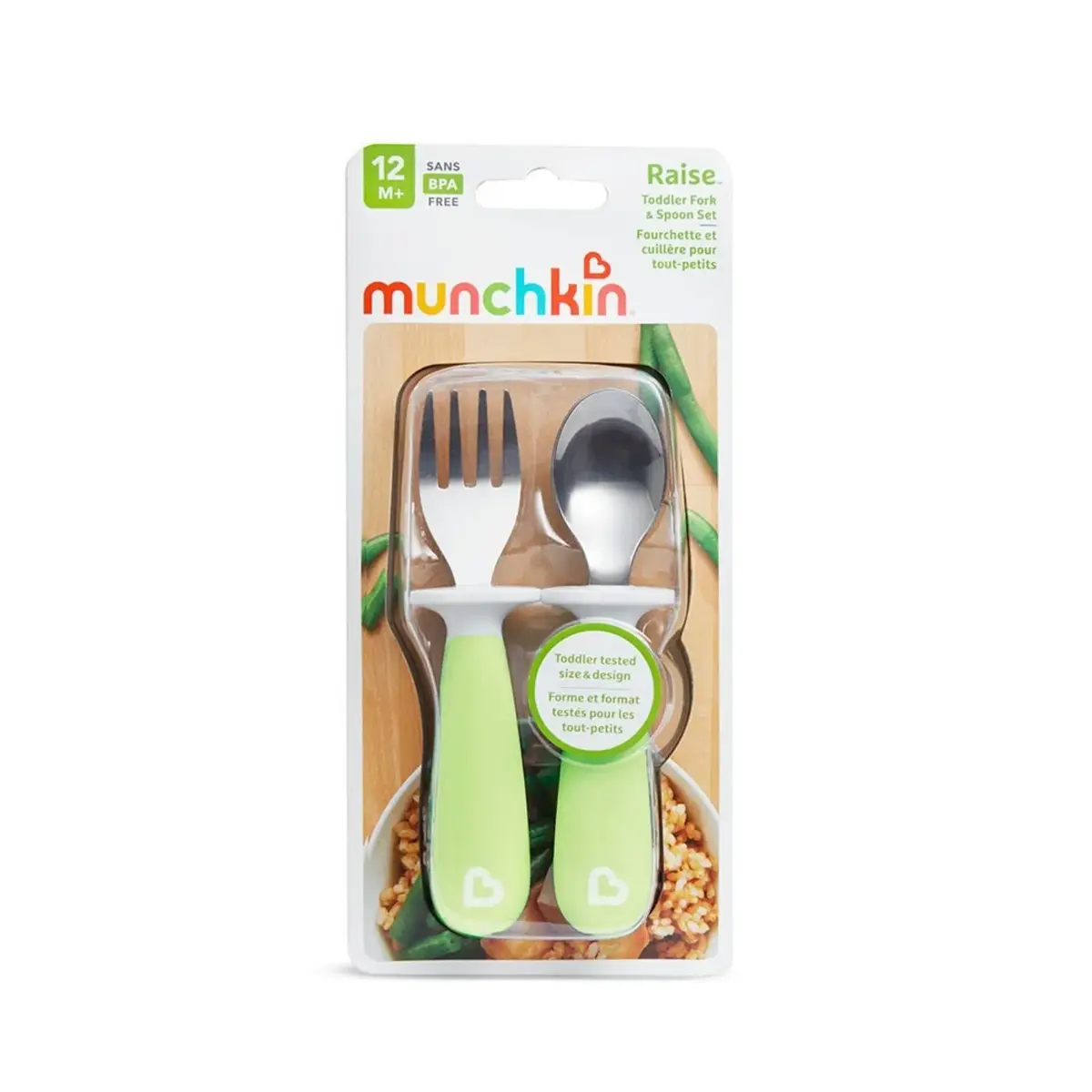 Munchkin Çocuk Çatal Kaşık Seti 12ay+ Yeşil