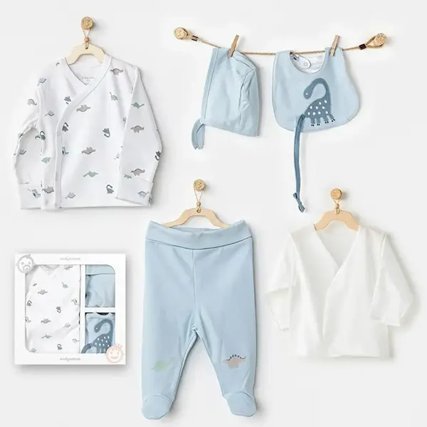 Andy Wawa Hastane Çıkışı 5li Dinosaur Beyaz