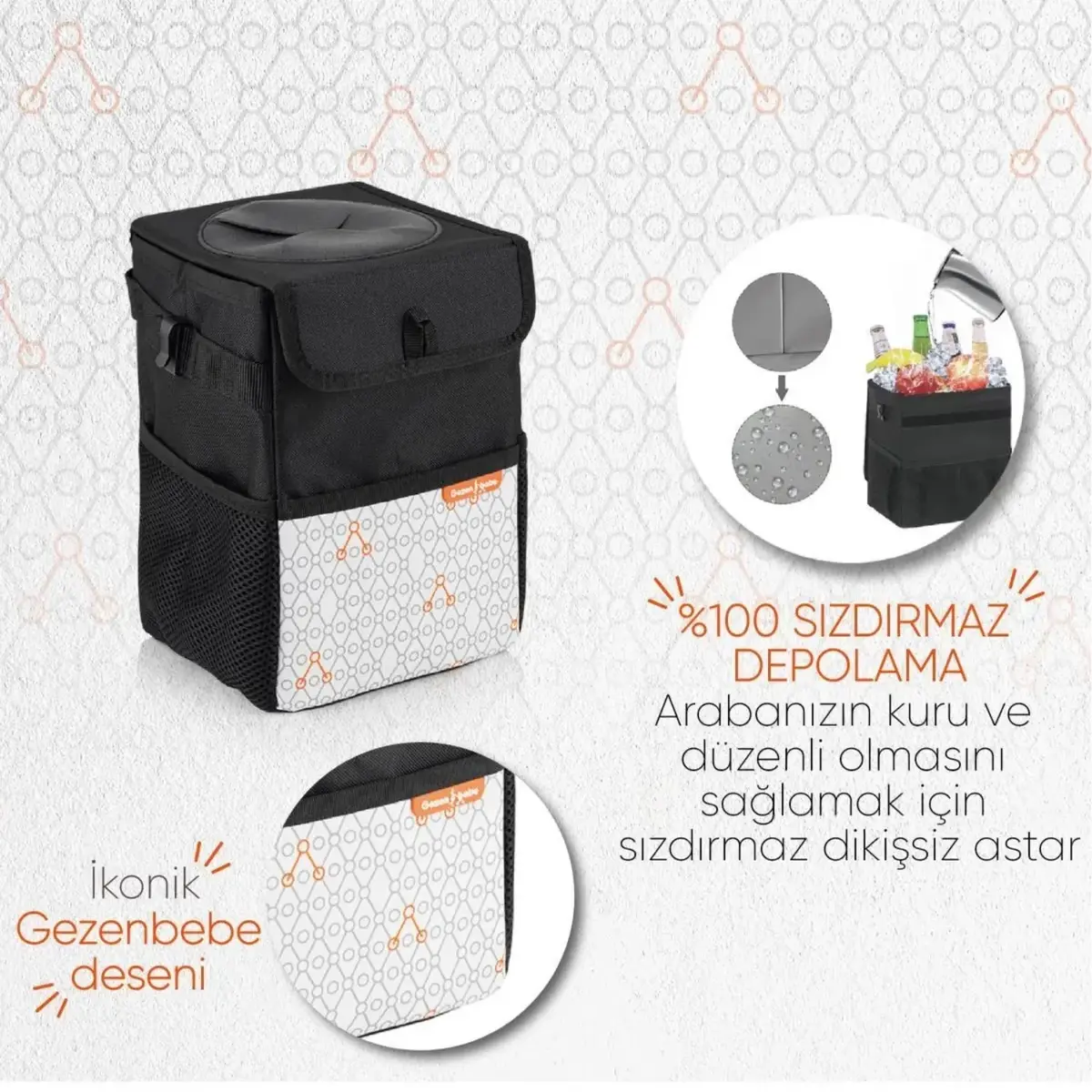 Gezenbebe Araba İçin Çöp Çantası
