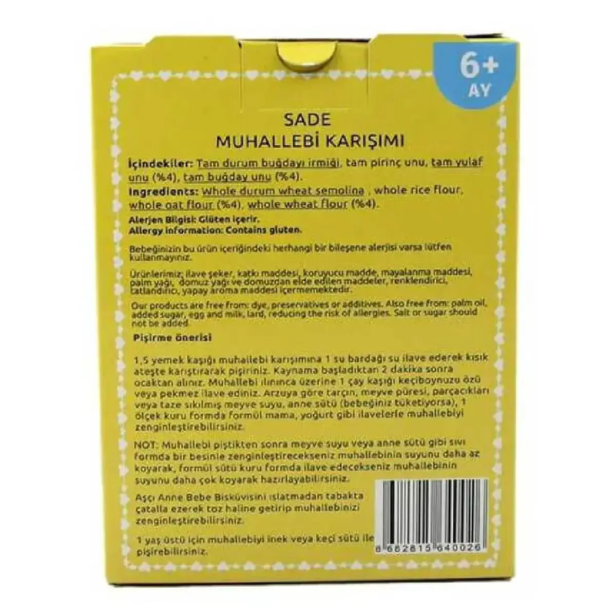 Aşçı Anne Sade Muhallebi Karışımı 250 gr