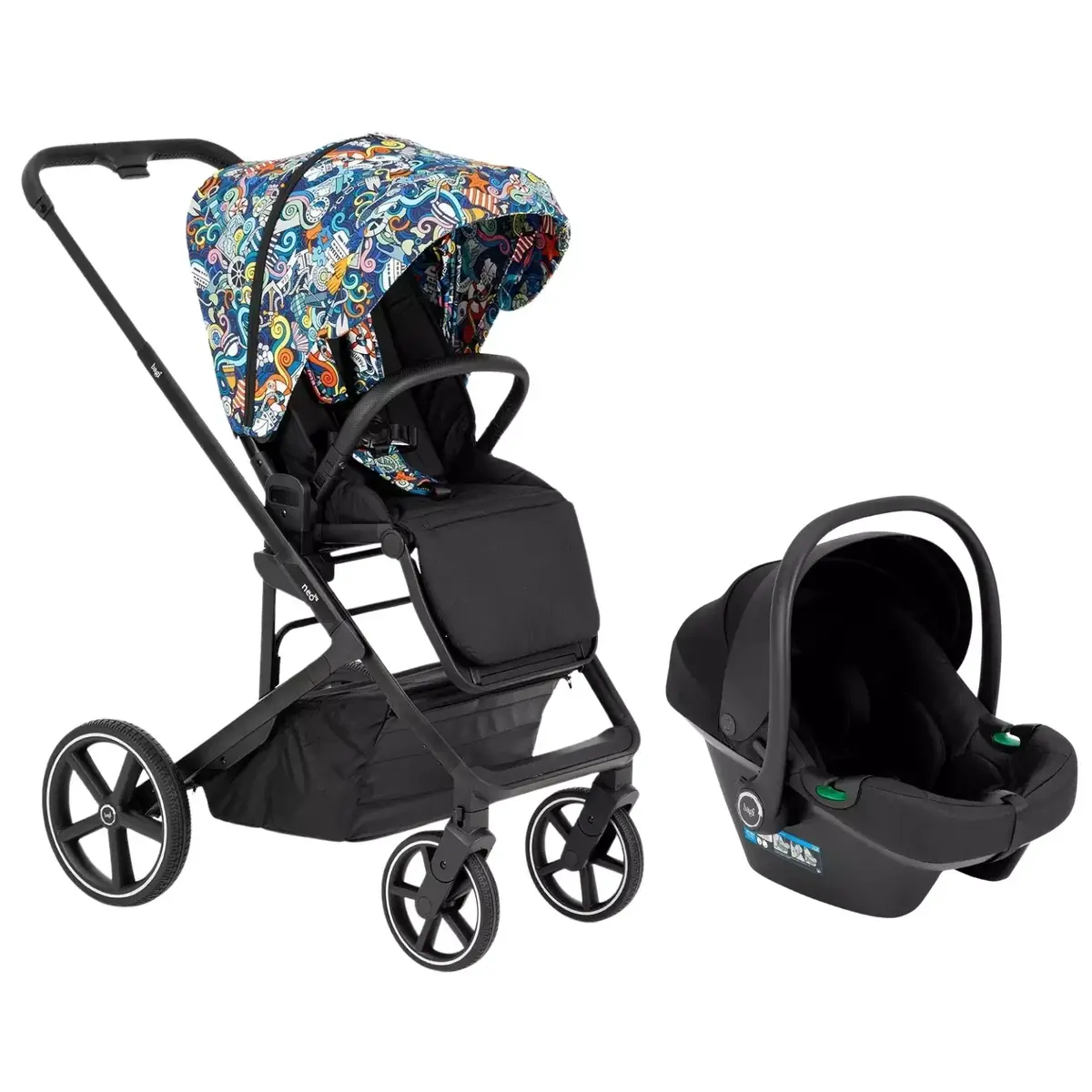 Bagi Neo Big Capsule Travel Sistem Bebek Arabası Multicolor