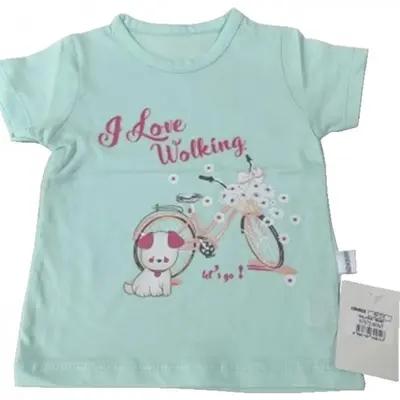 Bibaby T-Shirt Bimboo Walking Mint