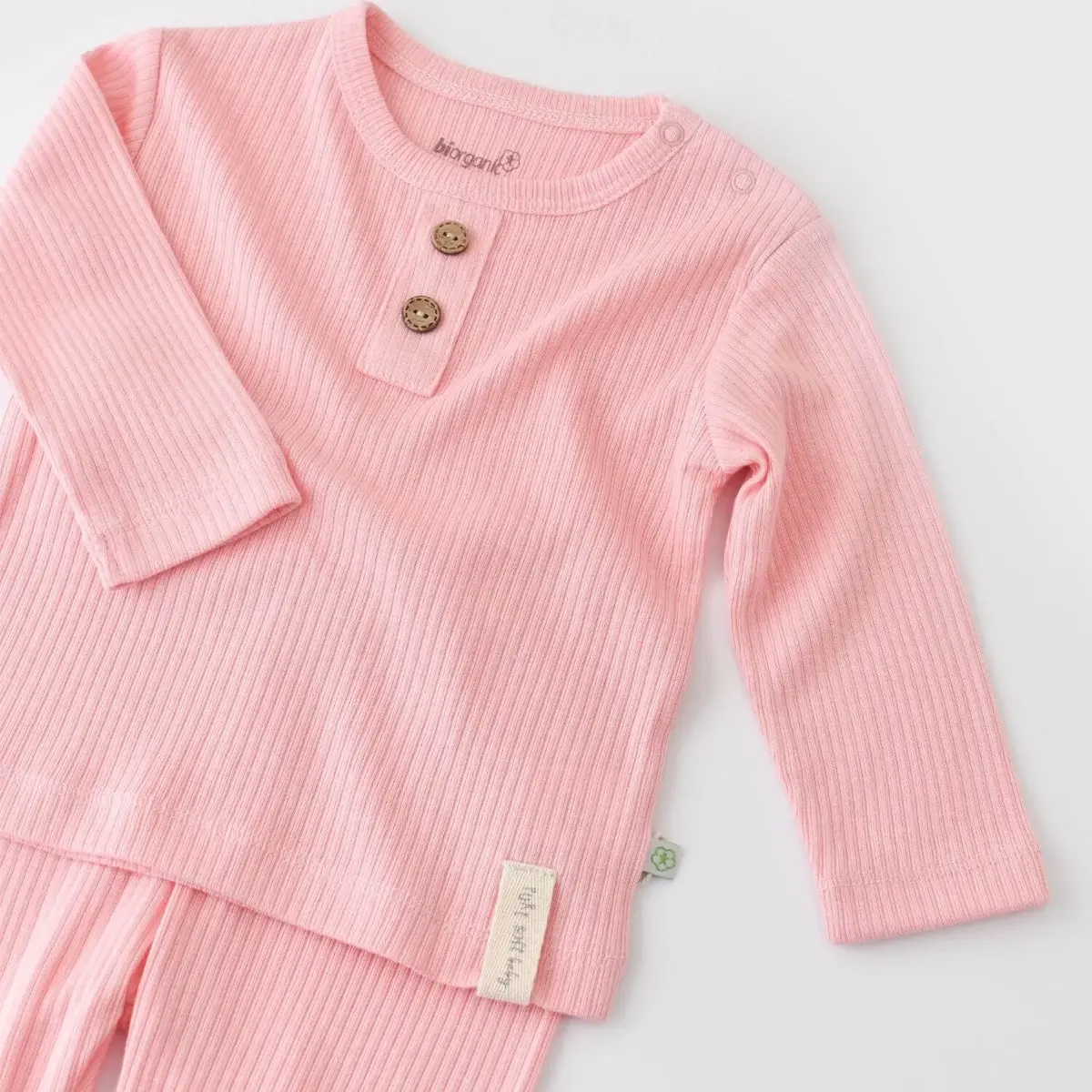Bibaby Organik 2li Takım Soft Modal Pembe