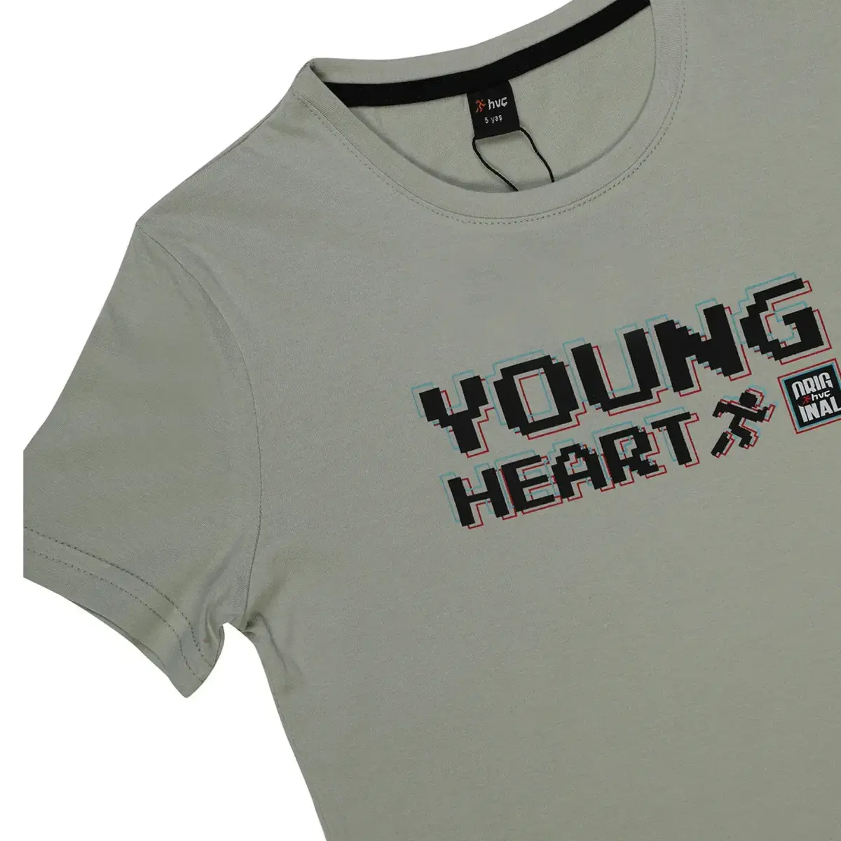 Hvc T-Shirt Young Baskılı Yeşil