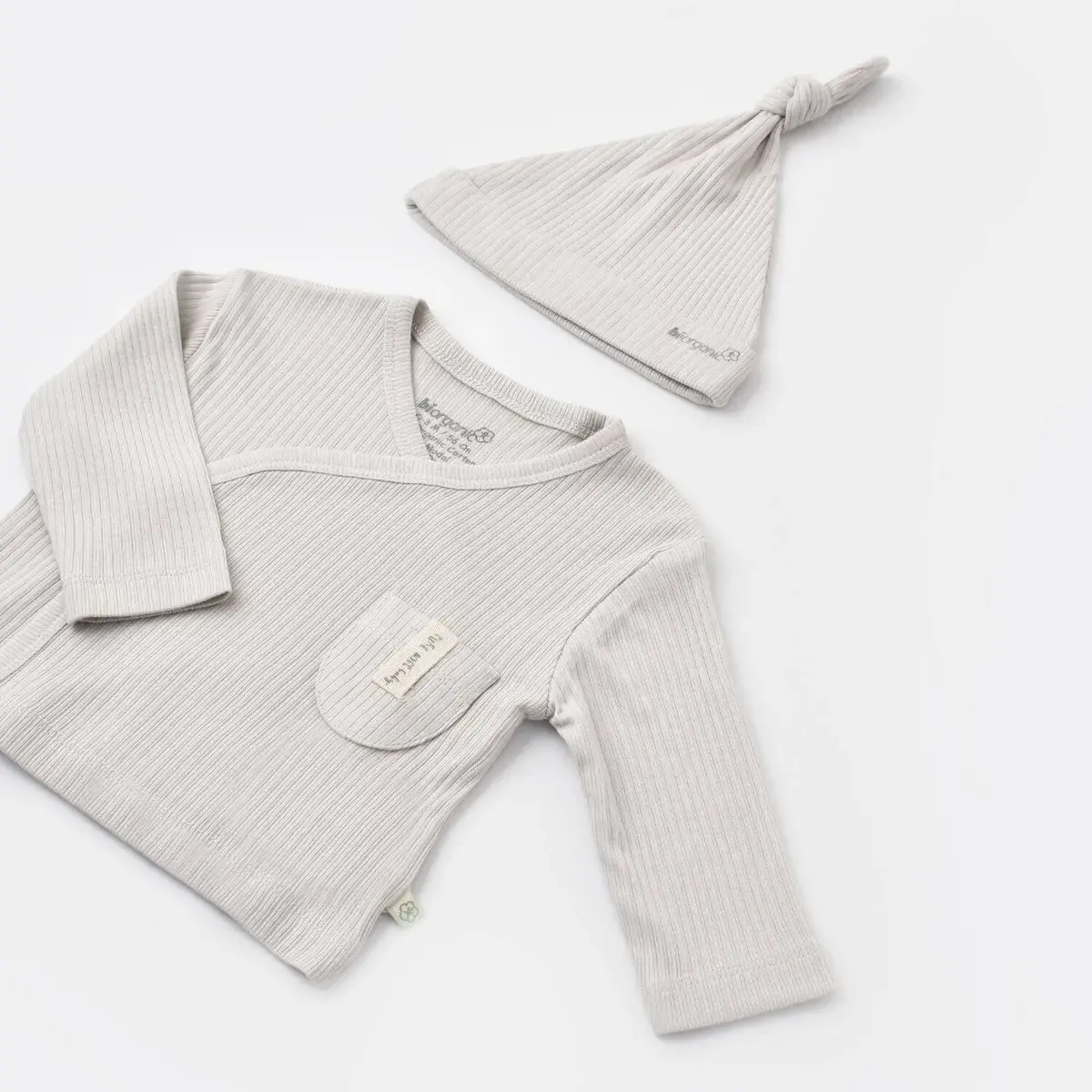Bibaby Organik Zıbın 3lü Soft Modal Gri