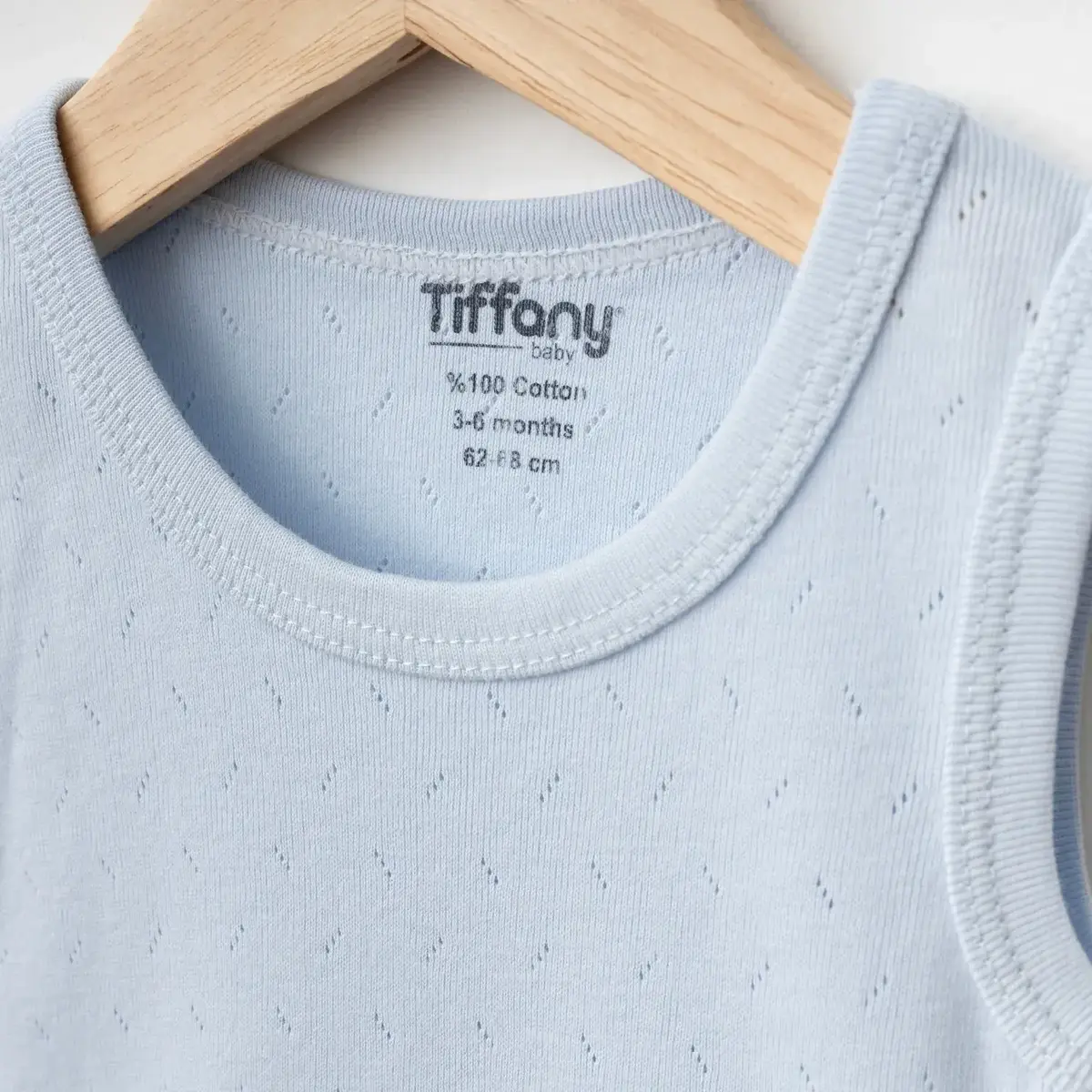 Tiffany Atlet Body Jakarlı Basic Tema Mavi 