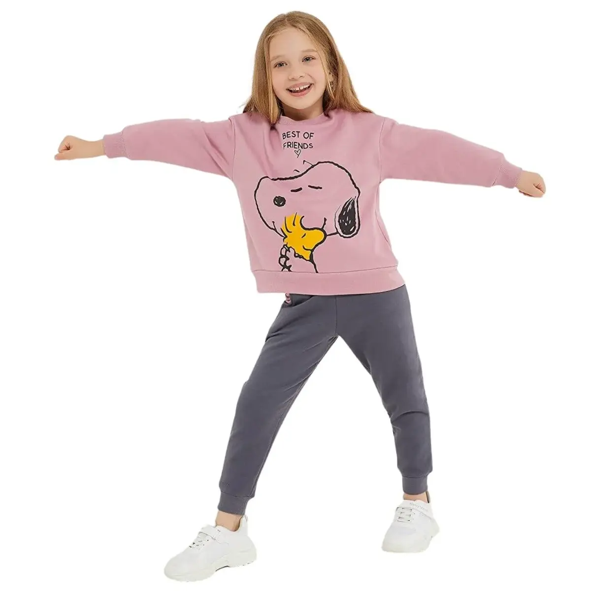 Snoopy Eşofman Takımı Leylak