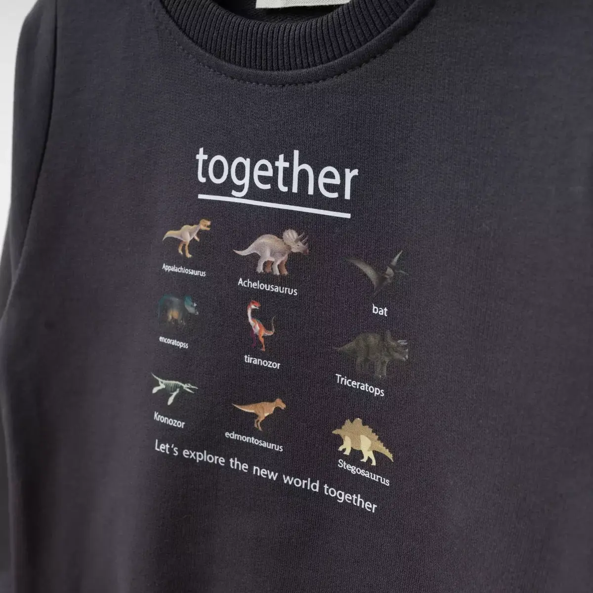 Bebolly 2li Takım Together Baskılı Füme