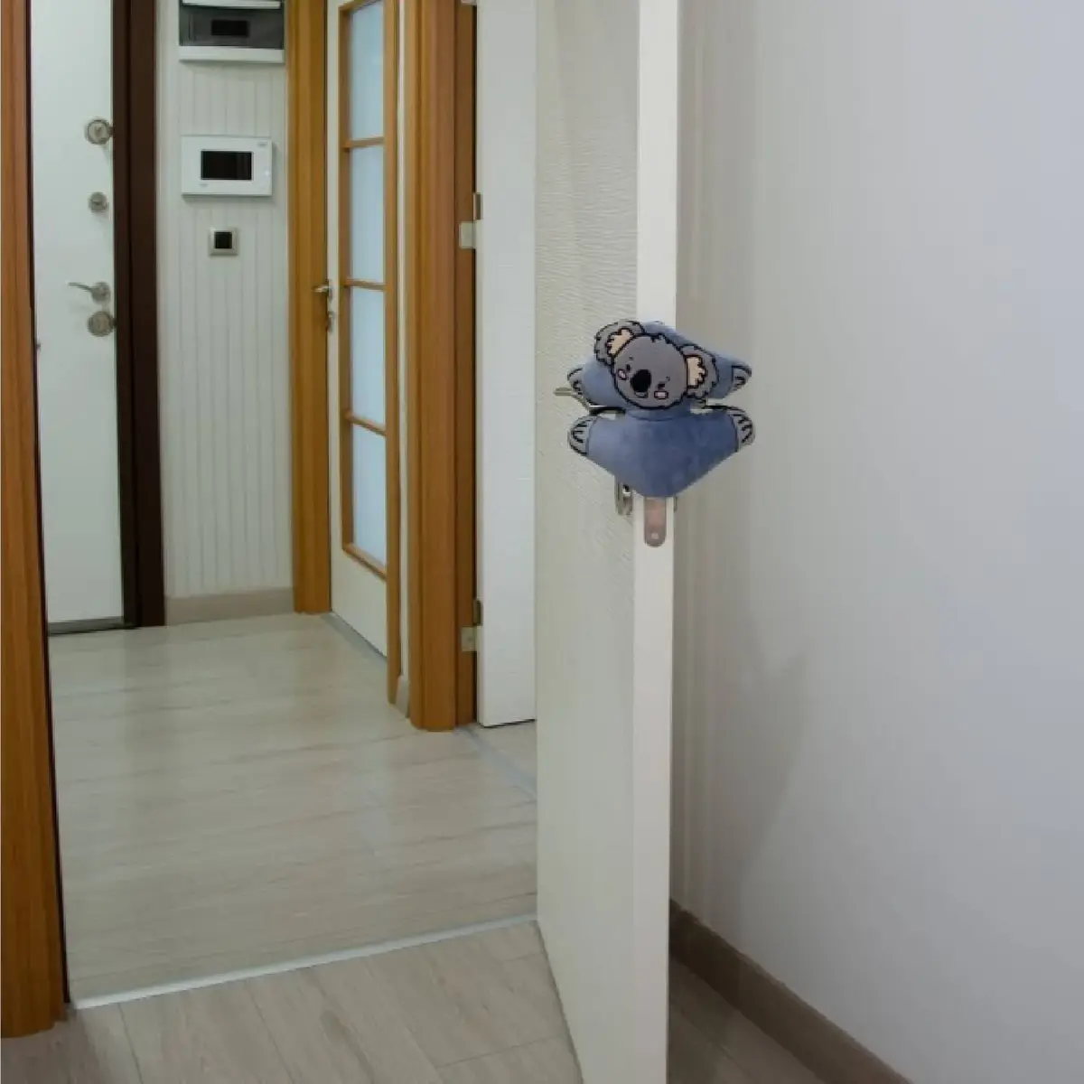 Sevi Bebe Sevimli Kapı Durdurucu Gri Koala