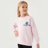 Stitch Sweatshirt Toz Pembe